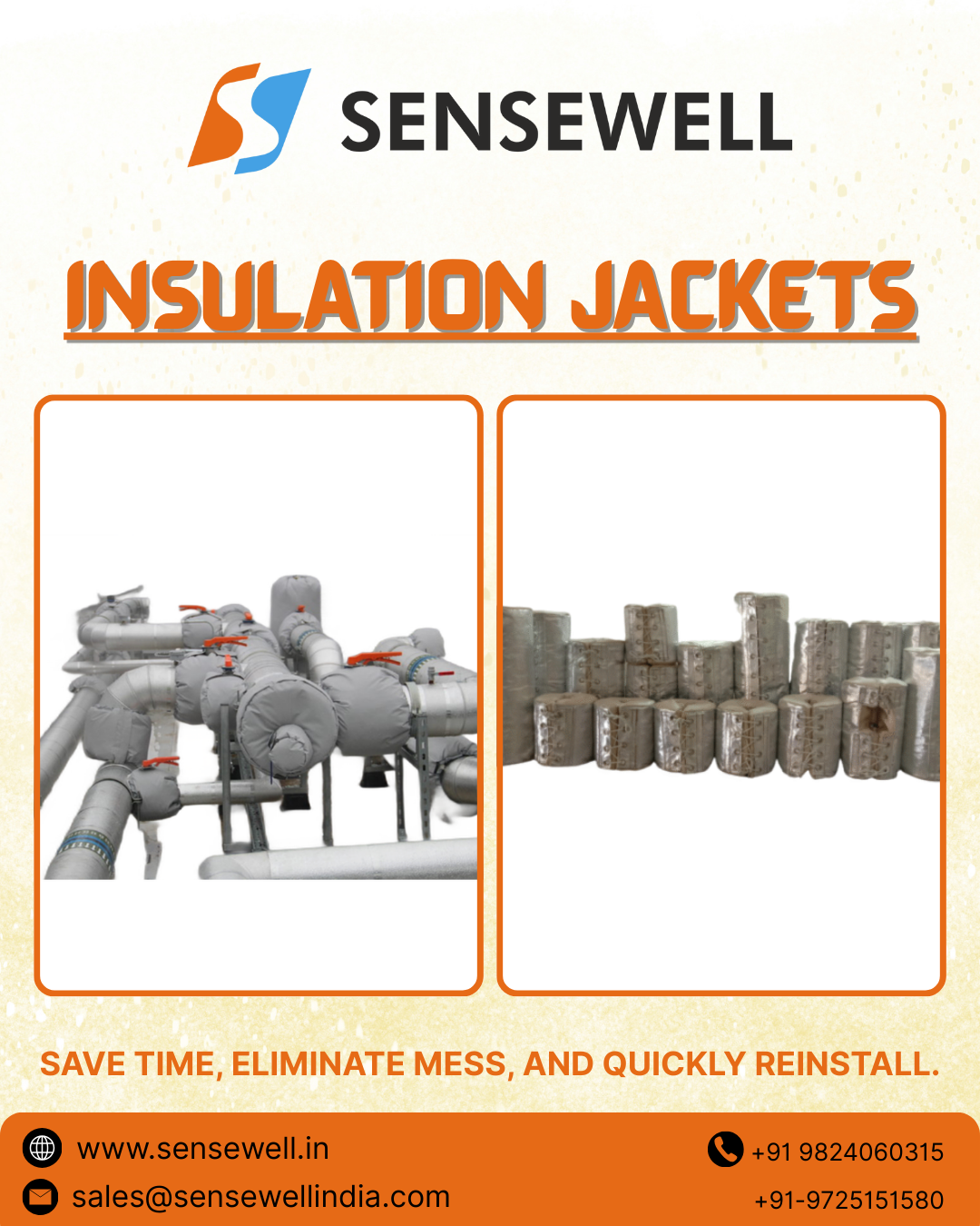 Insulation Jackets, Industrial Insulation Jackets in vadodara, gujarat, india