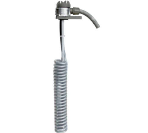 Vertical spiral teflon heater